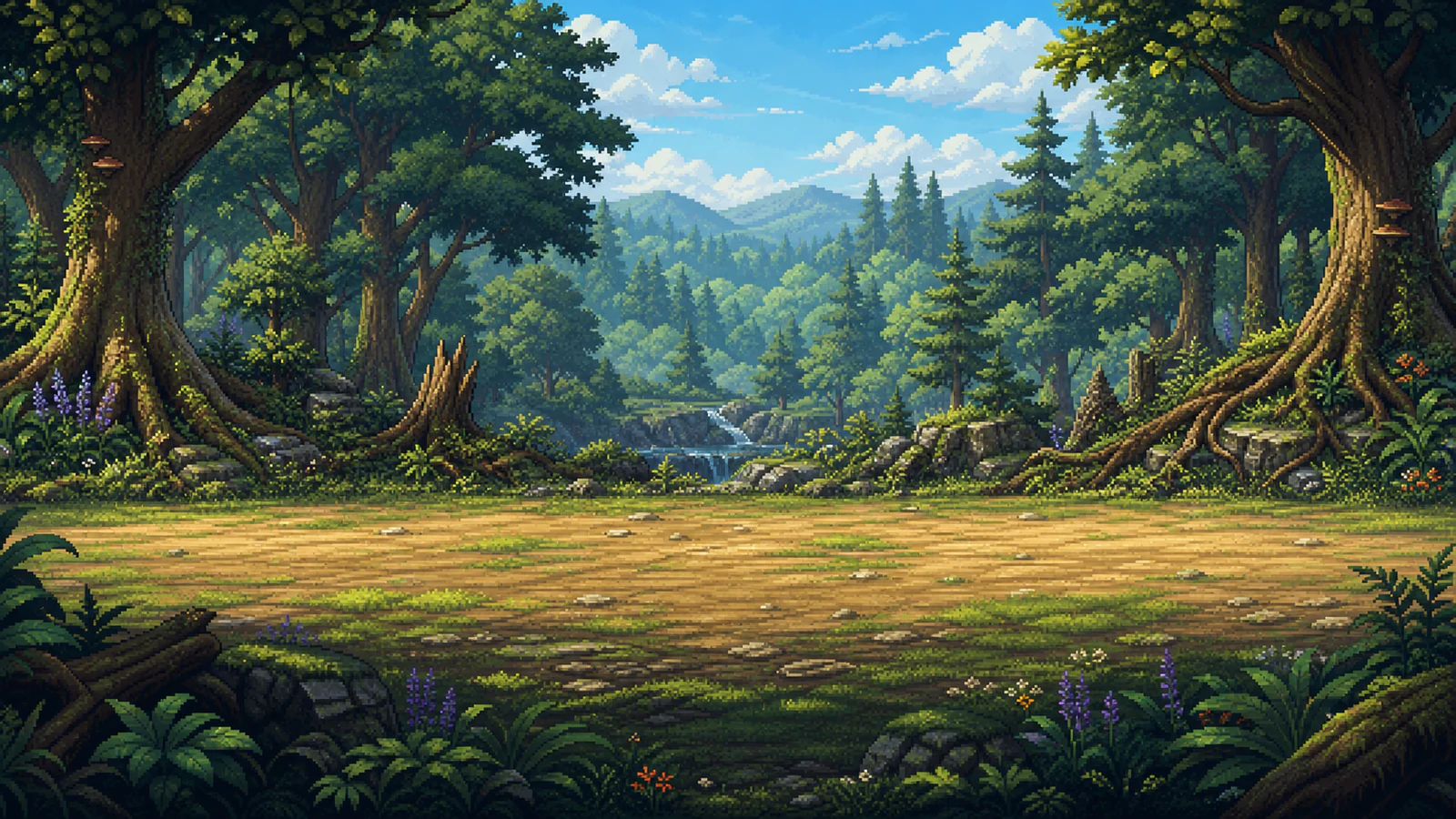 مسرح معركة JRPG متعدد الطبقات